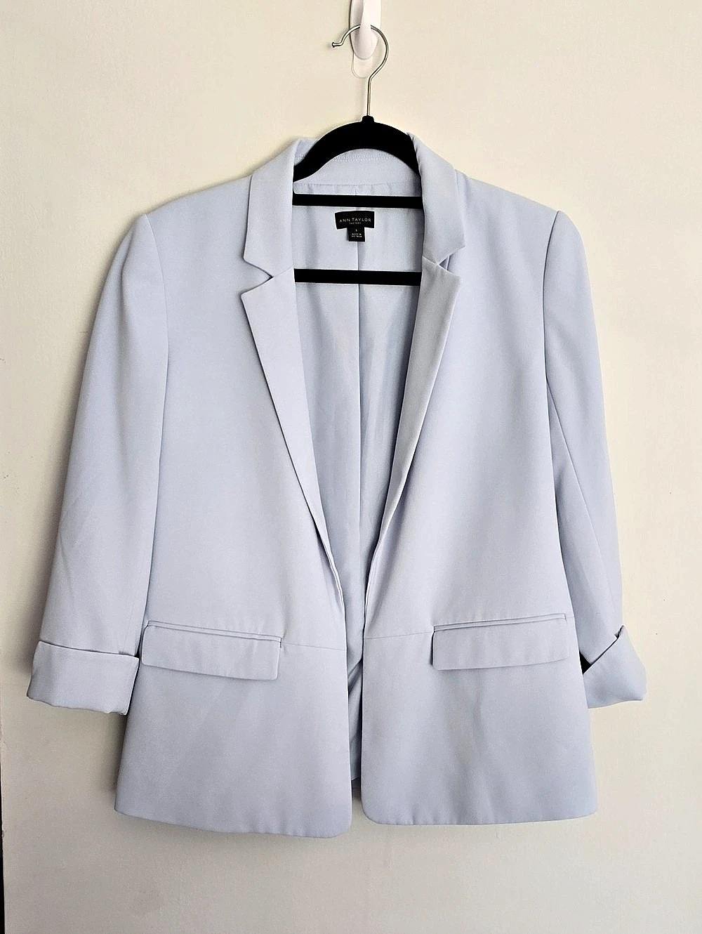Ann Taylor Factory Light Blue Blazer Size Small Like New